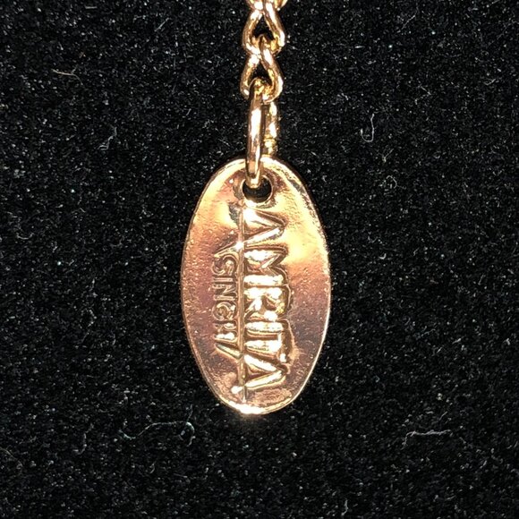 Amrita Red & Gold Owl Necklace - Picture 4 of 5